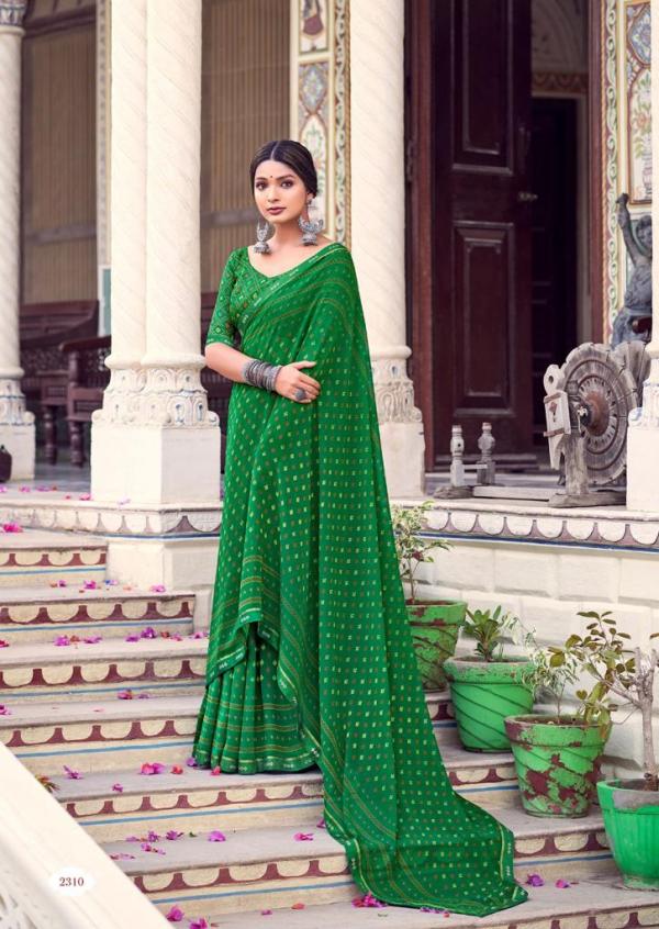 Kashvi Rangrez Fancy Wear Georgette Designer Saree Collection